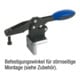KIPP Schnellspanner horizontal mit Sicherheitsverriegelung Fuß waagrecht F1=2400 ver.