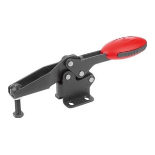 KIPP Schnellspanner Horizontal Standard F1=2000 verstellbar Andruck Fuß waagrecht