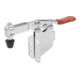 KIPP Schnellspanner Horizontal Standard Fuß abgewinkelt F2=1200 verstellbar Andruckspindel