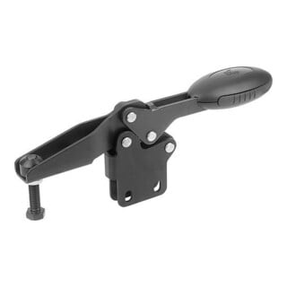 KIPP Schnellspanner horizontal Standard Fuß senkrecht F1=650 verstellbar Andruck