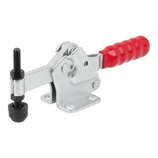 KIPP Schnellspanner Horizontal Standard Fuß waagrecht F1=1400 feste Andruckspindel