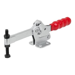 KIPP Schnellspanner Horizontal Standard Fuß waagrecht F1=2400 voller Haltearm M1