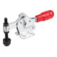 KIPP Schnellspanner Horizontal Standard Fuß waagrecht F1=700 feste Andruckspindel