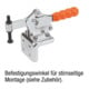 KIPP Schnellspanner Standard Fuß waagrecht Stahl Kunststoff M05X35