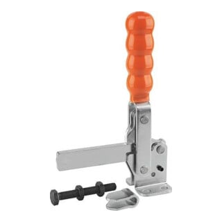 KIPP Schnellspanner Standard Fuß waagrecht vertikal voller Haltearm Stahl verz.