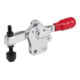 KIPP Schnellspanner Standard L=110 Stahl Fuß senkrecht Kunststoffgriff