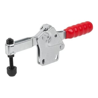 KIPP Schnellspanner Standard L=173 Stahl Fuß senkrecht Kunststoffgriff