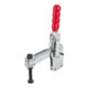 KIPP Schnellspanner Standard L=177 Stahl Kunststoff rot Fuß senkrecht