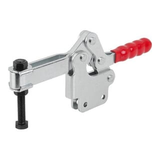 KIPP Schnellspanner Standard L=308 Form B Stahl Kunststoffgriff senkrecht Fuß