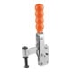 KIPP Schnellspanner Standard Stahl M10 x 80 Kunststoff orange Fuß senkrecht