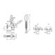 KIPP Schnellspanner Vertikal Standard F1=1350 verstellbar Andrucksp.