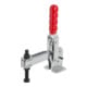KIPP Schnellspanner Vertikal Standard F2=7000 verstellbar Andrucksp. Fuß waagrecht