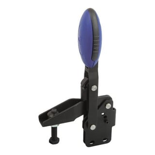 KIPP Schnellspanner Vertikal Standard Fuß senkrecht F1=3000 verstellbar Andrucksp.