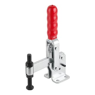 KIPP Schnellspanner Vertikal Standard Fuß waagrecht F1=4400 feste Andruckspindel