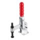 KIPP Schnellspanner Vertikal Standard Fuß waagrecht F1=4400 feste Andruckspindel