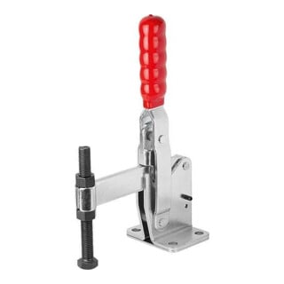 KIPP Schnellspanner Vertikal Standard Fuß waagrecht F1=5400 feste Andruckspindel