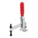 KIPP Schnellspanner Vertikal Standard Fuß waagrecht F2=2600 voller Haltearm M08X