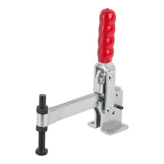 KIPP Schnellspanner Vertikal Standard Fuß waagrecht F2=7000 voller Haltearm M12x