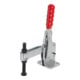 KIPP Schnellspanner Vertikal Standard Fuß waagrecht F2=8000 verstellbar Andrucksp.
