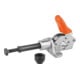 KIPP Schubstangenspanner Mini F2=500 Edelstahl blank Kunststoffgriff