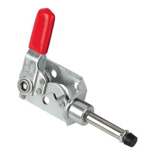 KIPP Schubstangenspanner MINI Form B Stahl Kunststoff rot