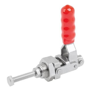 KIPP Schubstangenspanner Standard F2=1000 Edelstahl blank ohne Konsole