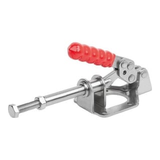 KIPP Schubstangenspanner Standard F2=1350 Edelstahl Kunststoff rot