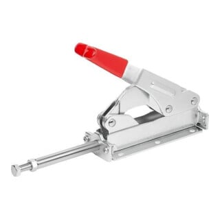 KIPP Schubstangenspanner Standard F2=3000 Stahl verzinkt Kunststoff rot
