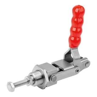 KIPP Schubstangenspanner Standard F2=4000 Edelstahl blank ohne Konsole