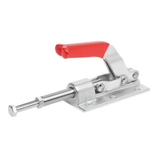 KIPP Schubstangenspanner Standard Form B F2=3150 Stahl verzinkt Kunststoffgriff