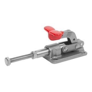 KIPP Schubstangenspanner Standard Form C F2=3150 Stahl verzinkt Kunststoffgriff
