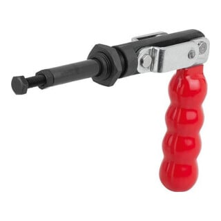 KIPP Schubstangenspanner Standard Stahl Kunststoff rot F2=3500