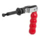 KIPP Schubstangenspanner Standard Stahl Kunststoff rot F2=3500