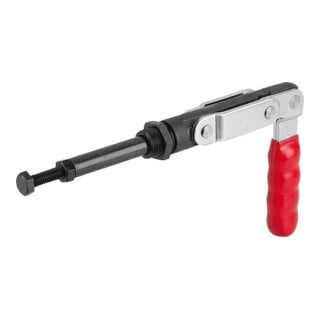 KIPP Schubstangenspanner Standard Stahl Kunststoff rot F2=7500