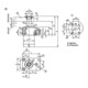 KIPP Schwenkspanner hydraulisch Form A doppelt wirkend DK 40 Hub 13 Gewinde-U