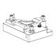 KIPP Schwenkspanner hydraulisch Form A einfach wirkend DK 25 Hub 10 Gewinde-U