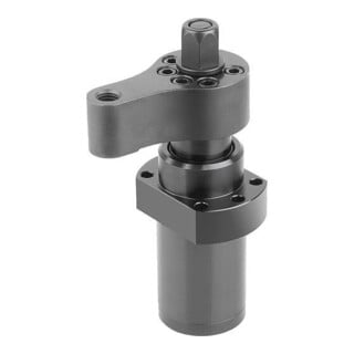 KIPP Schwenkspanner Linksschwenkend Form A mit Spannarm F=10 Vergütungsstahl