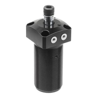 KIPP Schwenkspanner pneumatisch Einschraubbar mit Flansch Gr. 25
