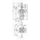 KIPP Schwenkspanner pneumatisch Einschraubbar mit Flansch Gr. 50
