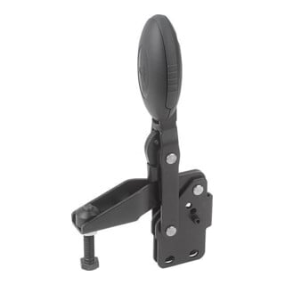 KIPP Serrage rapide vertical Pied standard vertical F1=750 réglable avec vis de pression