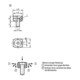 KIPP Serre-cale lisse Forme A M06x16 L9,3 acier trempé