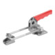 KIPP Serre-joint horizontal standard avec contre-appui F1=7000 acier inoxydable brut