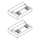 KIPP Serre-joint plat FEST 15 x 7 acier Forme B large D1=4 L1=9