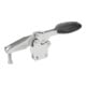 KIPP Serre-joint rapide horizontal avec verrouillage de sécurité, pied vertical F1=2000 ver.