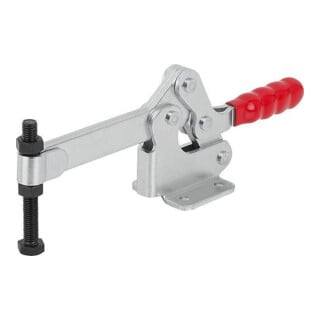KIPP Serre-joint rapide horizontal pied standard horizontal F1=3000 bras de maintien complet M1