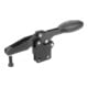 KIPP Serre-joint rapide horizontal pied standard vertical F1=650 réglable pression
