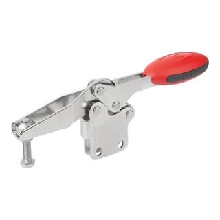 KIPP Serre-joint rapide horizontal Pied standard vertical F1=650 réglable pression de contact