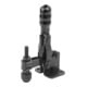 KIPP Serre-joint rapide pied horizontal F2=1000 réglable avec broche de pression