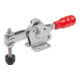 KIPP Serre-joint rapide pied horizontal F2=1000 réglable avec tige de pression