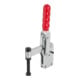 KIPP Serre-joint rapide pied vertical F1=4400 tige de pression fixe M12x10 acier zingué